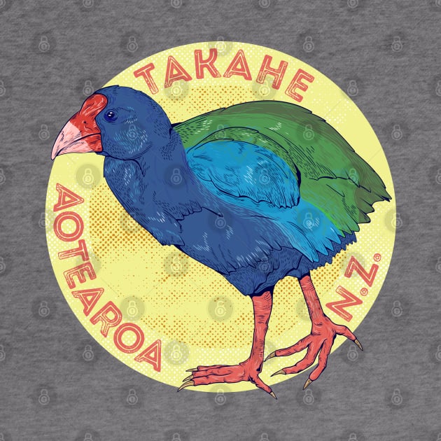 Takahe New Zealand Bird by mailboxdisco